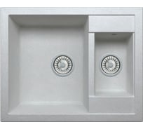 Кварцевая кухонная мойка Tolero, цвет серый металлик R-109 №701