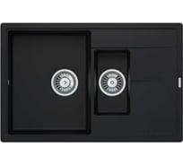 Мойка Pyramis ALINIA 1 1/2В 1D 78x51 см, графит 70029401