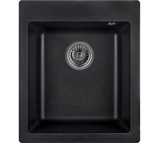 Кухонная кварцевая мойка EMAR EMQ-1415.Q Морион 1
