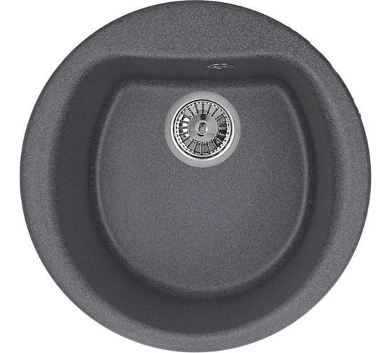 Кухонная кварцевая мойка EMAR EMQ-1500.C Антрацит 1
