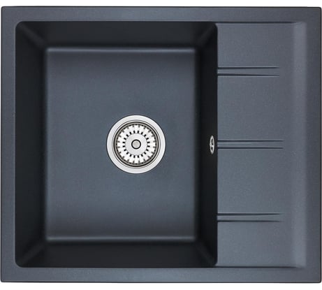 Кухонная кварцевая мойка EMAR EMQ-1580.Q Морион