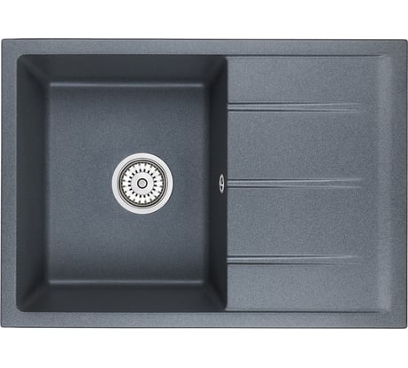 Кухонная кварцевая мойка EMAR EMQ-1700.Q Антрацит