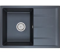 Кухонная кварцевая мойка EMAR EMQ-1700.Q Морион