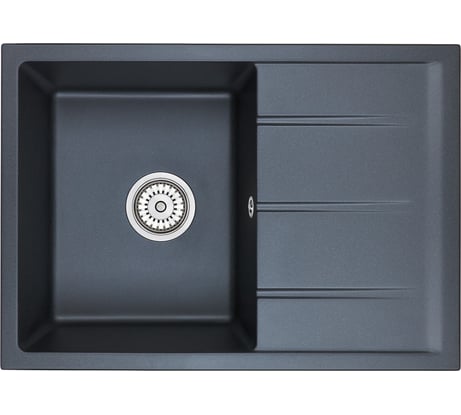 Кухонная кварцевая мойка EMAR EMQ-1700.Q Морион