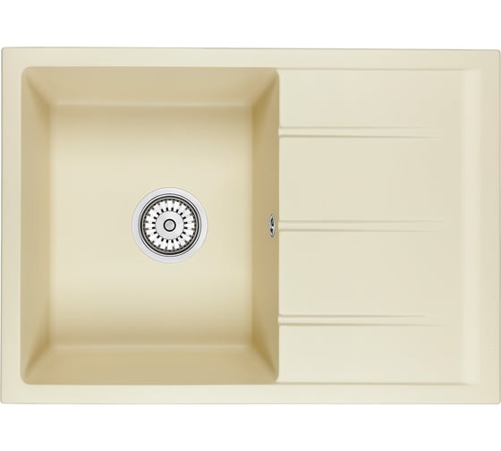Кухонная кварцевая мойка EMAR EMQ-1700.Q Цитрин 1
