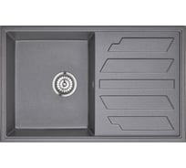 Кухонная кварцевая мойка EMAR EMQ-1790.Q Антрацит