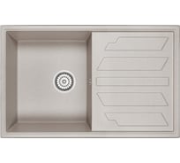 Кухонная кварцевая мойка EMAR EMQ-1790.Q Топаз