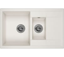 Кухонная кварцевая мойка EMAR EMQ-2775.Q Агат
