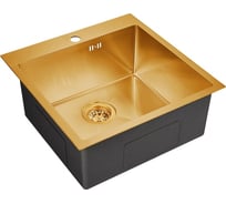 Мойка EMAR универсального монтажа EMB-116 PVD Nano Golden