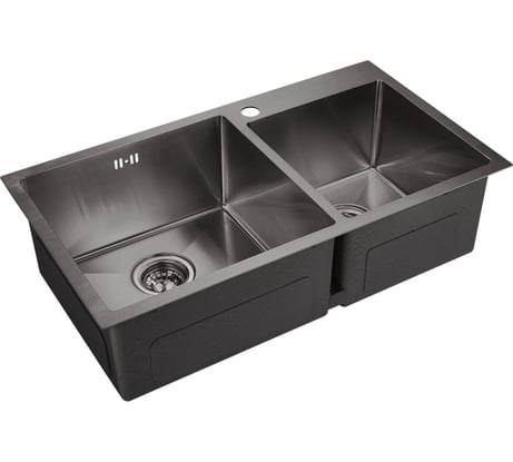 Мойка EMAR универсального монтажа EMB-210 PVD Nano Dark