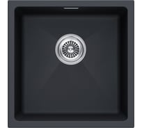 Мойка Paulmark LUMI 45UNI, IT-GRANIT, антрацит, 455x460 мм LU45-AN