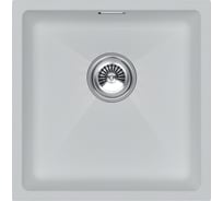 Мойка Paulmark LUMI 45UNI, IT-GRANIT, белый, 455x460 мм LU45-WH