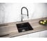 Мойка Paulmark LUMI 45UNI, IT-GRANIT, черный, 455x460 мм LU45-BL 3