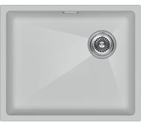 Мойка Paulmark LUMI 55UNI-SKEW, IT-GRANIT, белый, 555x460 мм LU55SK-WH