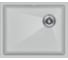 Мойка Paulmark LUMI 55UNI-SKEW, IT-GRANIT, белый, 555x460 мм LU55SK-WH 1