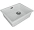 Мойка Paulmark LUMI 55UNI-SKEW, IT-GRANIT, белый, 555x460 мм LU55SK-WH 2