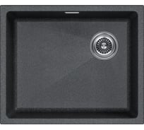 Мойка Paulmark LUMI 55UNI-SKEW, IT-GRANIT, графит, 555x460 мм LU55SK-DG