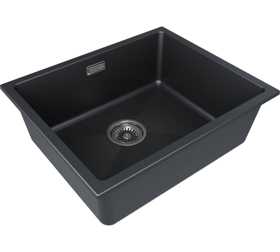 Мойка Paulmark LUMI 55UNI, IT-GRANIT, антрацит, 555x460 мм LU55-AN