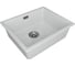 Мойка Paulmark LUMI 55UNI, IT-GRANIT, белый, 555x460 мм LU55-WH 2