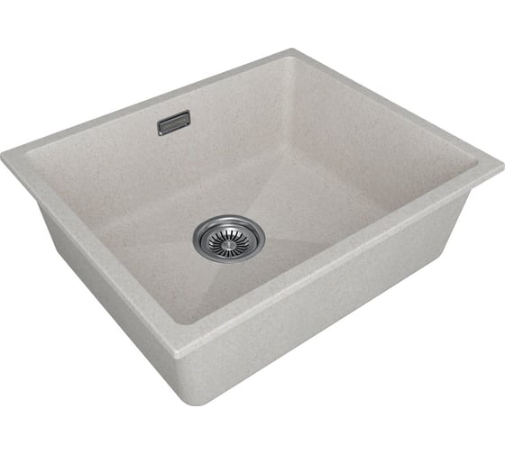 Мойка Paulmark LUMI 55UNI, IT-GRANIT, бежевый, 555x460 мм LU55-BE