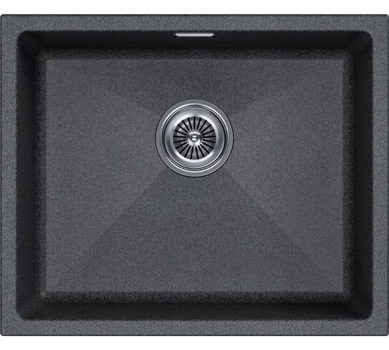 Мойка Paulmark LUMI 55UNI, IT-GRANIT, графит, 555x460 мм LU55-DG