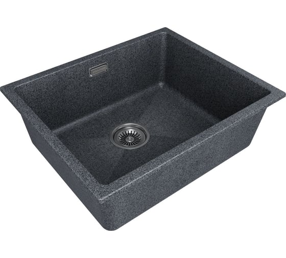 Мойка Paulmark LUMI 55UNI, IT-GRANIT, графит, 555x460 мм LU55-DG