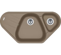 Мойка FRANKE AZG 661-E стоп-вентиль, миндаль 114.0489.401