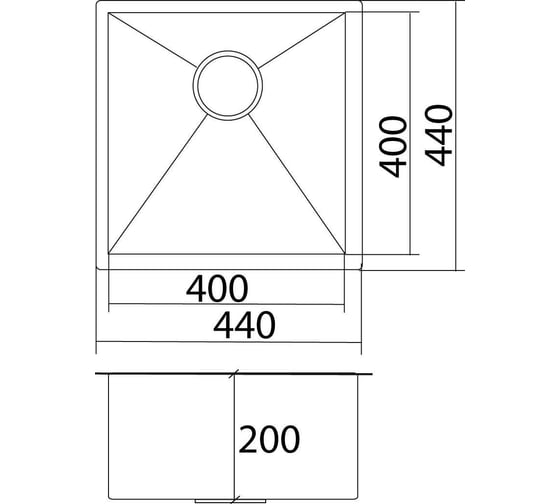 Кухонная мойка Oulin OL-F101