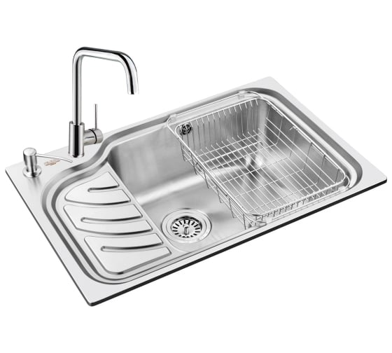 Врезная кухонная мойка Oulin OL-327R
