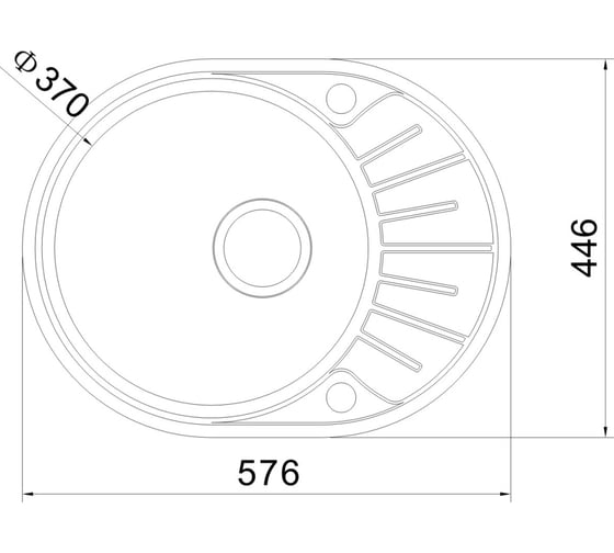 Врезная кухонная мойка Oulin OL-R101