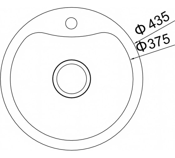Врезная кухонная мойка Oulin OL-357