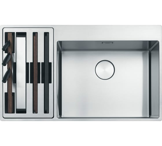 Мойка FRANKE Box Center BWX 220-54-27 TL, рабочий центр слева 127.0538.260