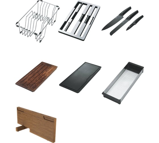 Мойка FRANKE Box Center BWX 220-54-27 TL рабочий центр справа 127.0538.259