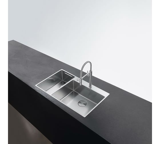 Мойка FRANKE Box Center BWX 220-54-27 TL рабочий центр справа 127.0538.259