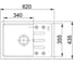 Мойка FRANKE BSG 611-62 оборачиваемая, миндаль 114.0391.172 2
