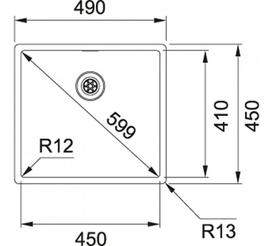 Мойка FRANKE BXX 210/110-45 127.0453.655