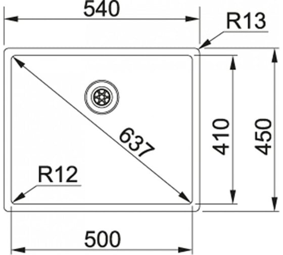 Мойка FRANKE BXX 210/110-50 127.0453.656