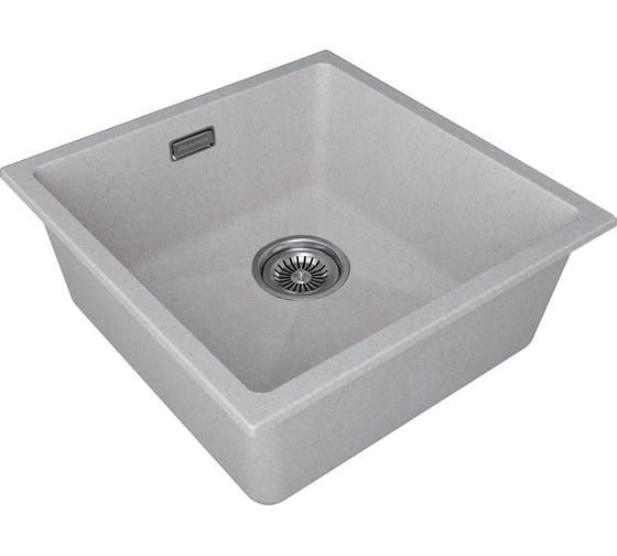 Мойка Paulmark LUMI 45UNI-SKEW, IT-GRANIT, бежевый, 455x460, LU45SK-BE