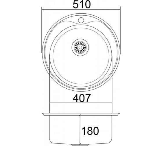 Кухонная мойка EMAR 510C decor