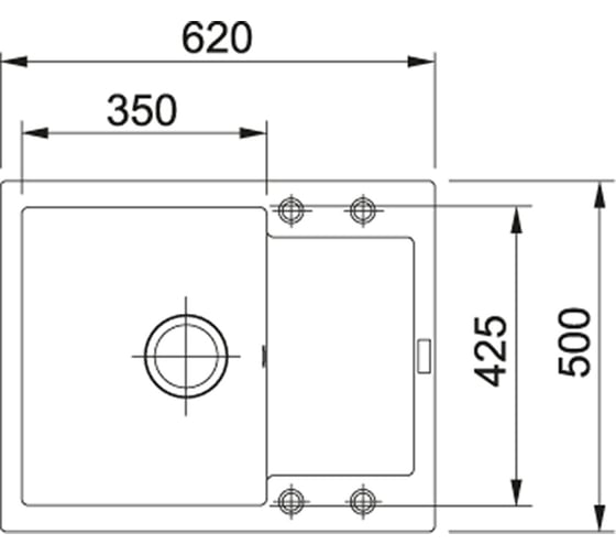 Мойка FRANKE MRG 611-62 миндаль 114.0313.271