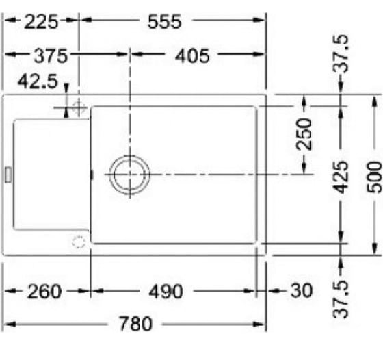 Мойка FRANKE MRG 611D бежевый, оборачиваемая, вентиль-автомат в комплекте 114.0368.850