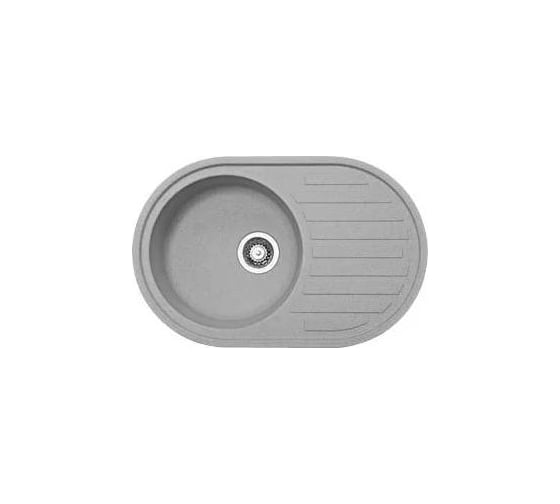Мойка FRANKE ROG 611 стоп-вентиль, серый 114.0157.901 1