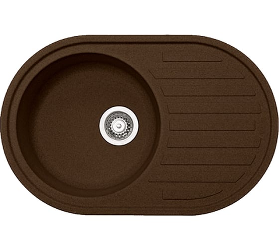 Мойка FRANKE ROG 611 шоколад, стоп-вентиль 114.0359.949 1