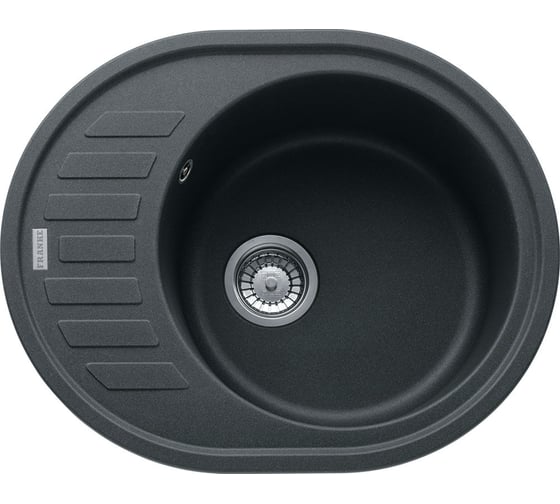 Мойка FRANKE ROG 611C стоп-вентиль, графит 114.0192.507 1