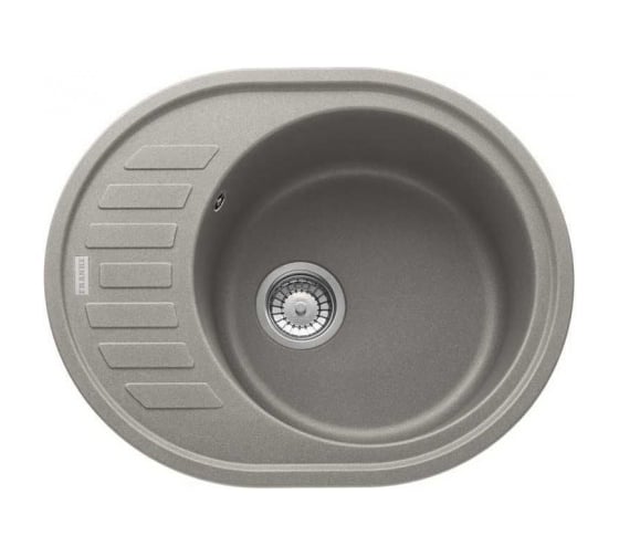 Мойка FRANKE ROG 611C стоп-вентиль, серый 114.0192.531