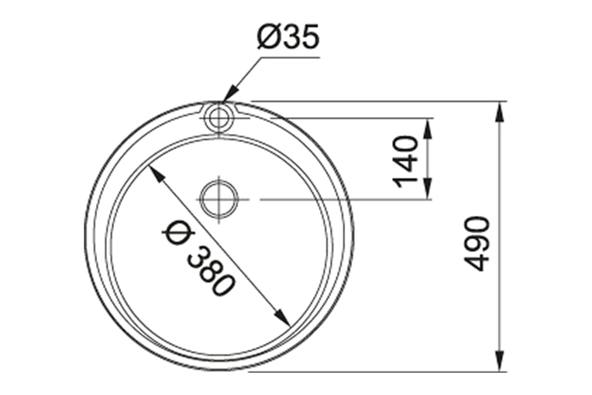 Отверстие под смеситель. Мойка Franke Ron 610-38 (101.0179.453). Врезная кухонная мойка Franke rol 610-38 49х49см нержавеющая сталь. Мойка Франке PMN 610 38.