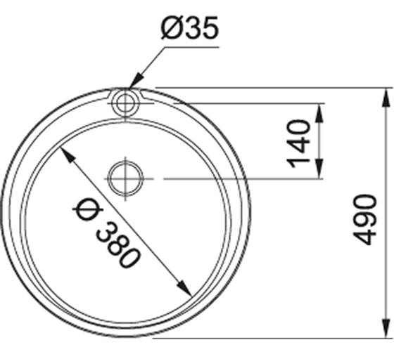 Мойка FRANKE RON 610-38 101.0179.453