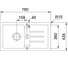 Мойка FRANKE Strata 614-78 сахара 114.0312.543 2