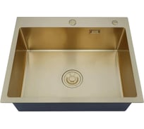 Кухонная мойка РМС + корзина раздвижная + дозатор врезной MR-6050G