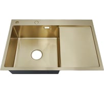 Кухонная мойка РМС с правым крылом + дозатор MRK-7851G L